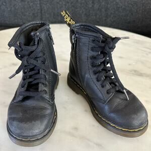 Toddler Dr. Martens Black Lace-up Boots SZ 10